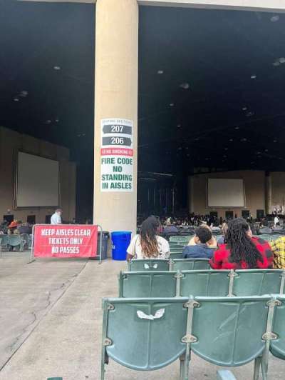 Lakewood Amphitheatre section 206