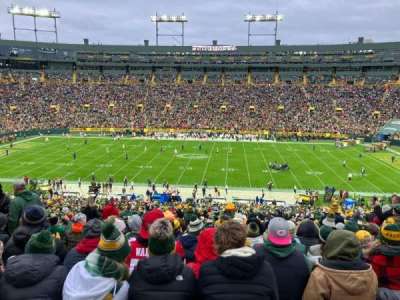 lambeau field section 120