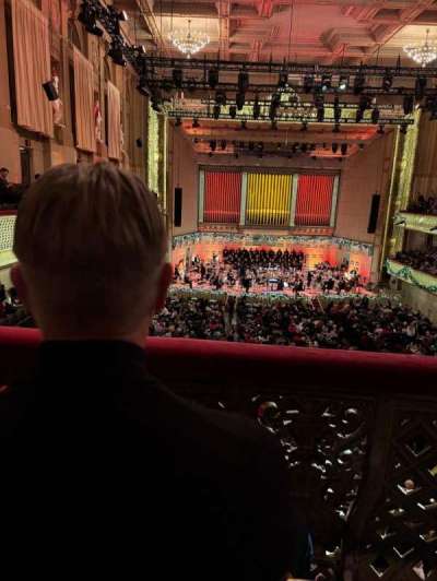 Symphony Hall, Boston section Second Balcony Center