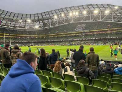 Aviva stadium section 102