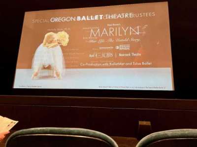 newmark theatre section Orchestra