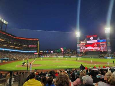 Oracle park section 110