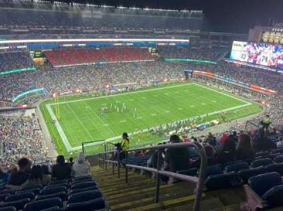 Gillette Stadium section 337