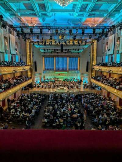 Symphony Hall, Boston section Second Balcony