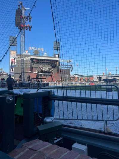 Oracle park section 122