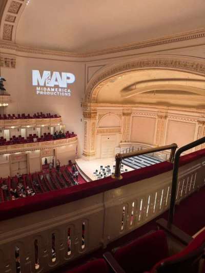 Carnegie Hall section Dress Circle FR