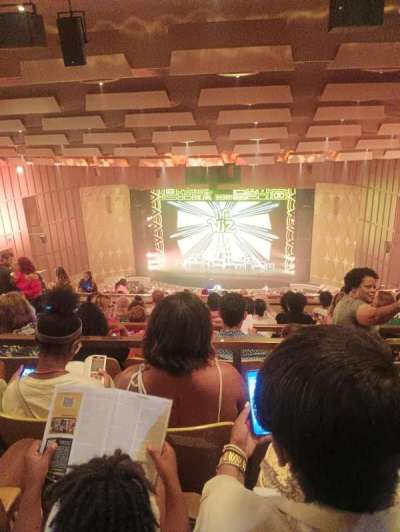 fisher theatre section Balcony RC