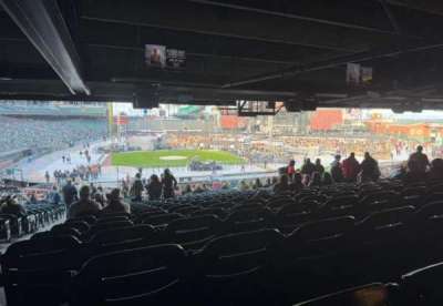 Oracle park section 110