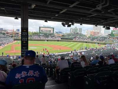 Wrigley Field section 221