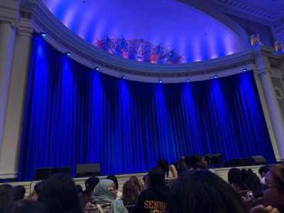 DAR Constitution Hall section Orchestra