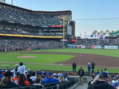 Oracle park section 106
