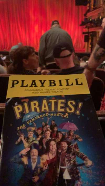 Todd Haimes Theatre section Orchestra R