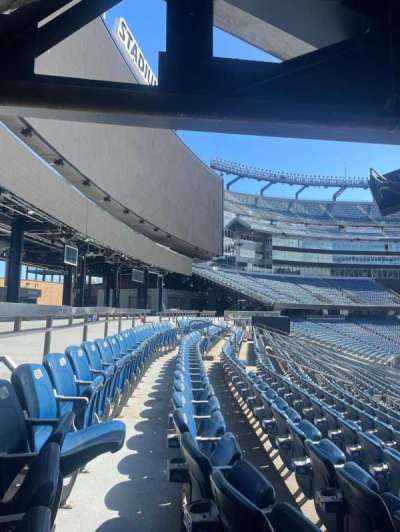 Gillette Stadium section 140