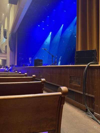 Ryman Auditorium section MF-1