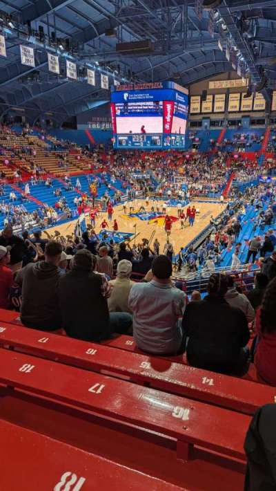 Allen Fieldhouse section 10