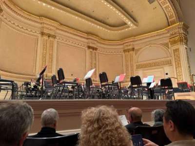 Carnegie Hall section Parquet L