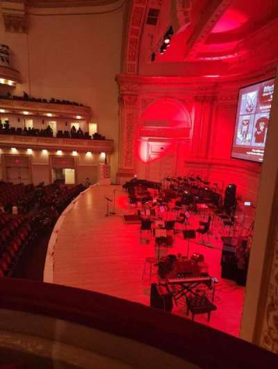 Carnegie Hall section Box 1
