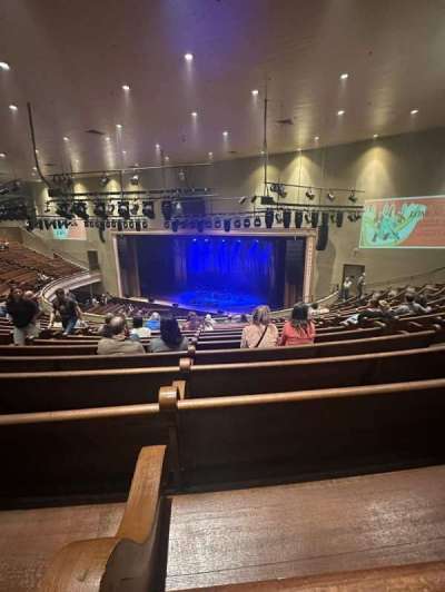 Ryman Auditorium section BAL-10