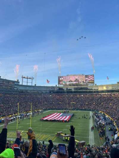 lambeau field section 135