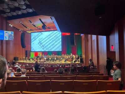 jones hall section ORCH R M
