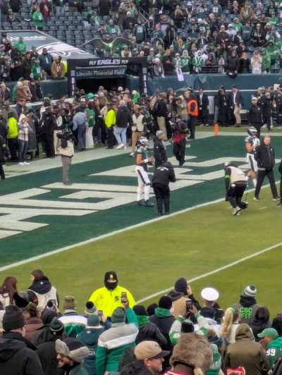 Lincoln Financial field section 118