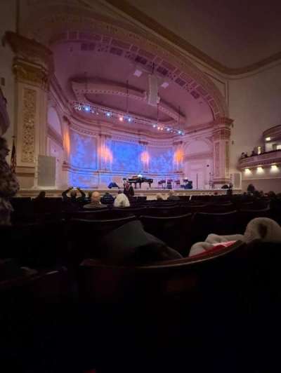 Carnegie Hall section Parquet L