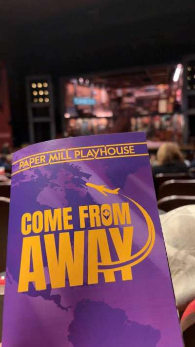 Paper Mill Playhouse section Orchestra R