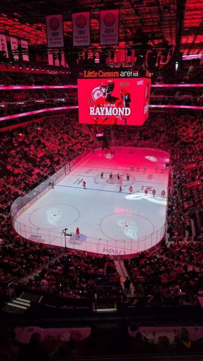 Little Caesars Arena section 202