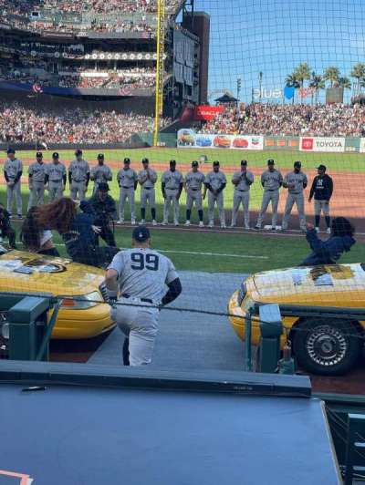 Oracle park section 108