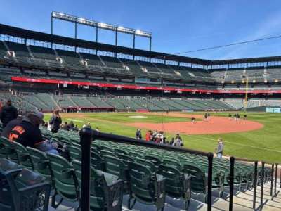 Oriole Park at Camden Yards section 12