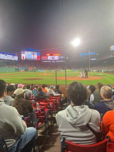 Fenway park section Field Box 50