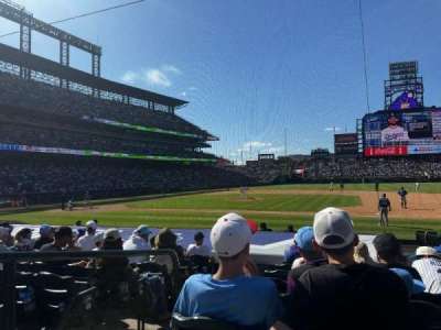 Coors field section 122