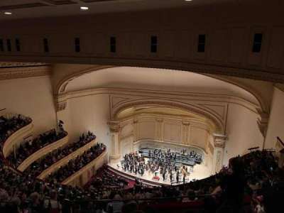 Carnegie Hall section Upper Balcony R