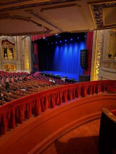 chicago theatre section Balcony Box 2