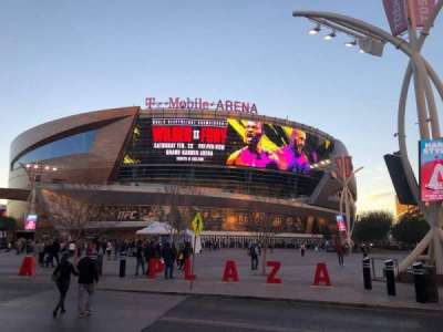 T-mobile Arena section Main Entrance