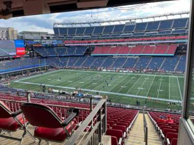 Gillette Stadium section CL8