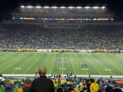 notre dame stadium section 10