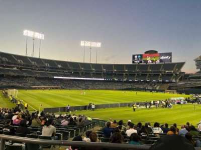 Oakland Coliseum section 104