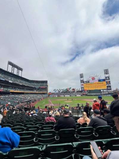 Oracle park section 112