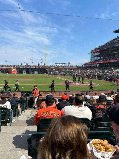 Oracle park section 121