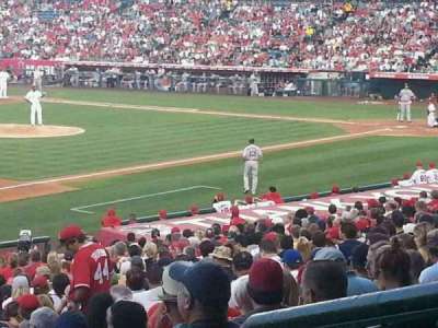 Angel Stadium section 208
