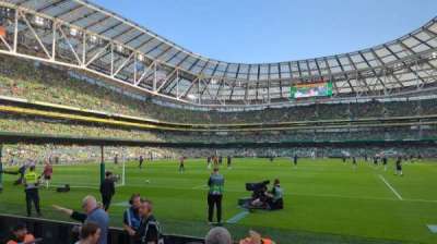 Aviva stadium section Away