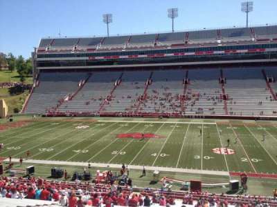 Razorback Stadium section W103