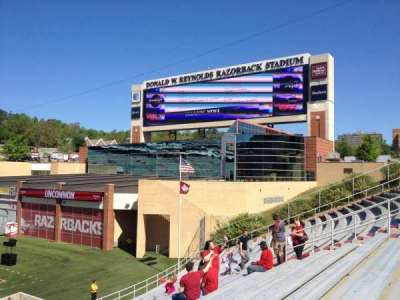 Razorback Stadium section E121