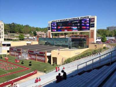Razorback Stadium section E122