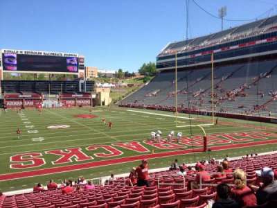 Razorback Stadium section S134