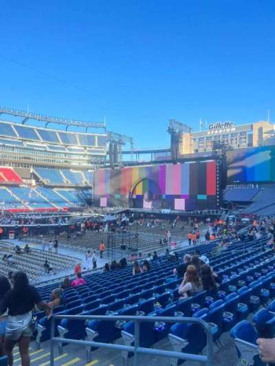 Gillette Stadium section 134