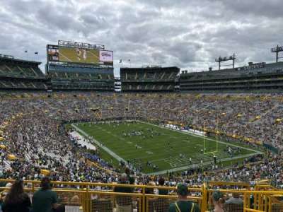 lambeau field section 307