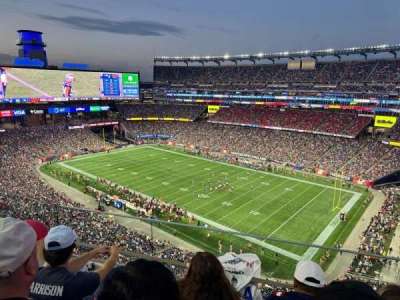 Gillette Stadium section 326