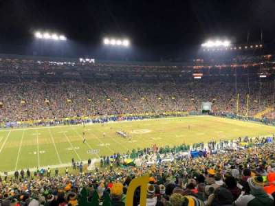 Lambeau Field section 114